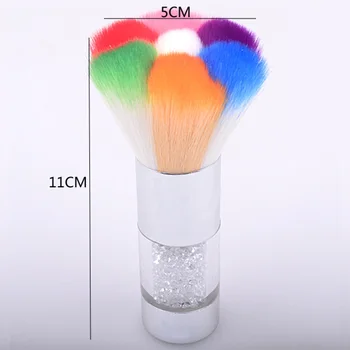 Crystal Handle Rainbow Hair Nail Art Dust Remove Brush Glitter Sequins Bead Remover Tool 669
Crystal Handle Rainbow Hair Nail Art Dust Remove Brush Glitter Sequins Bead Remover Tool 669