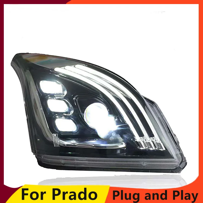 Car Styling Head Lamp for Toyota Prado 2003-2009 ALL LED Headlights DRL Daytime Running Light Bi-LED lens Accessories
Car Styling Head Lamp for Toyota Prado 2003-2009 ALL LED Headlights DRL Daytime Running Light Bi-LED lens Accessories