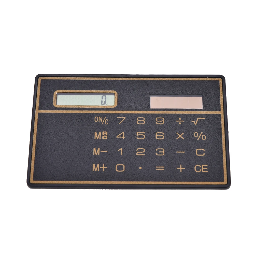 1PC Cheap Mini 8 Digits Slim Credit Card Solar Power Pocket Calculator Special Hot and Convinient Calculators 
1PC Cheap Mini 8 Digits Slim Credit Card Solar Power Pocket Calculator Special Hot and Convinient Calculators