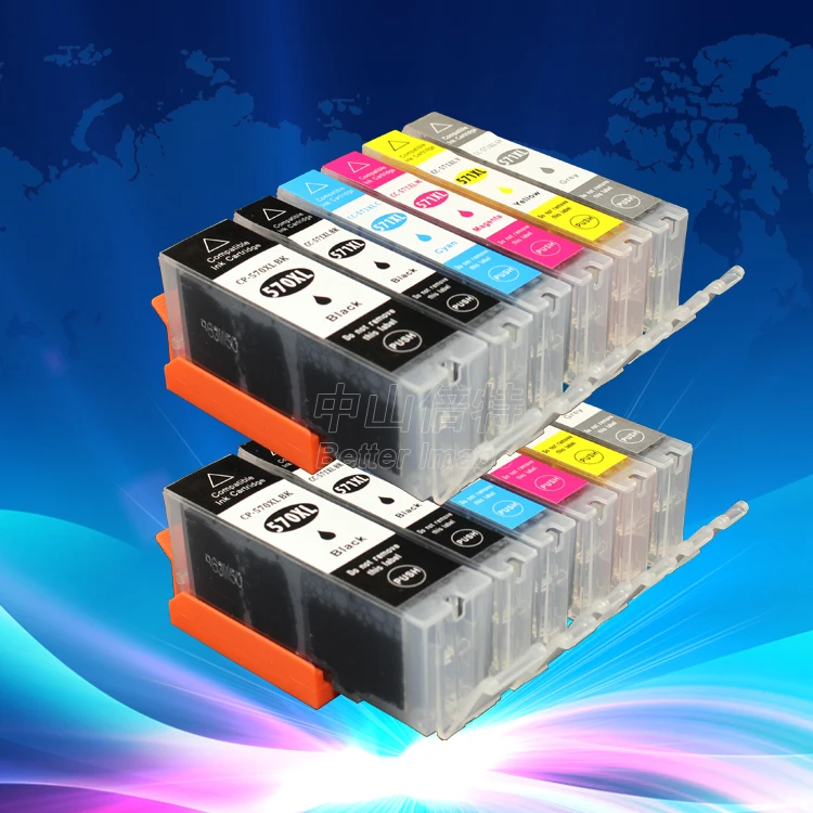MG7750 MG7751 MG7752 MG7753 Replacement Ink Cartridge, PGI-570 CLI-571 6C ink, 2 sets 1 lot
MG7750 MG7751 MG7752 MG7753 Replacement Ink Cartridge, PGI-570 CLI-571 6C ink, 2 sets 1 lot