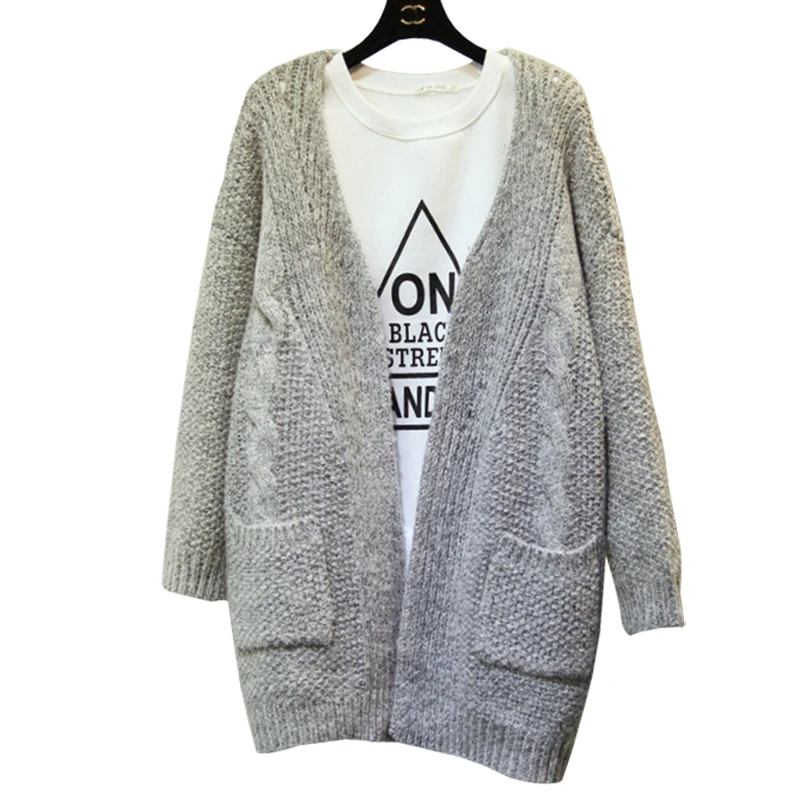 Coat Thick New Autumn Winter Long Knit Cardigan Women Retro Loose Sweater Pocket Jumper Clothing Vestidos LXJ276
Coat Thick New Autumn Winter Long Knit Cardigan Women Retro Loose Sweater Pocket Jumper Clothing Vestidos LXJ276