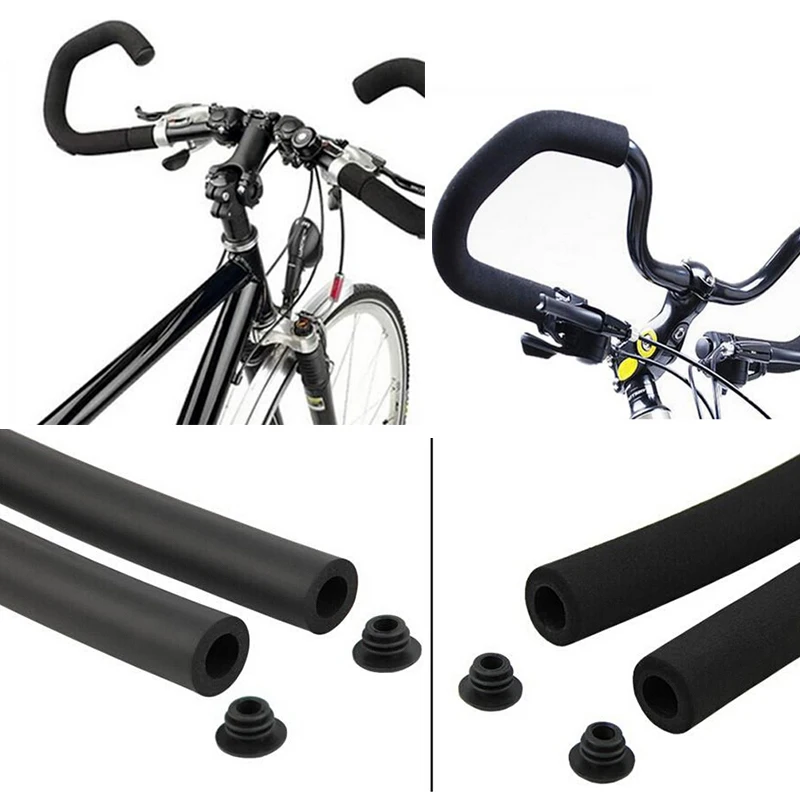 Hot Sale 2Pcs Bicycle Cycle MTB Road Bike Smooth Soft Tube Sponge Foam Handlebar Grips Cover with Plugs 3.5*50cm
Hot Sale 2Pcs Bicycle Cycle MTB Road Bike Smooth Soft Tube Sponge Foam Handlebar Grips Cover with Plugs 3.5*50cm