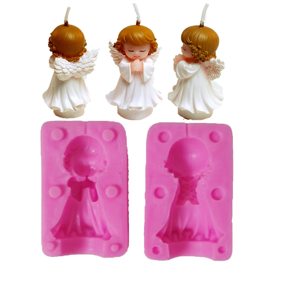 Angel Baby Girl Silicone Fondant Molds Cake Icing Sugarcraft Decorating Mould Tools
Angel Baby Girl Silicone Fondant Molds Cake Icing Sugarcraft Decorating Mould Tools