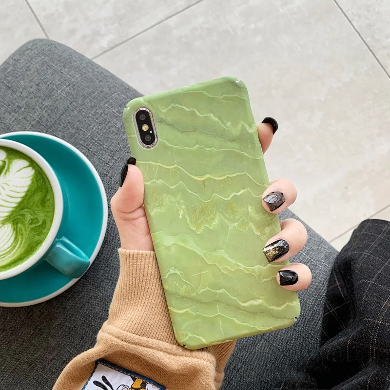 Woyang Marble Stripe Phone Case For iphone X XS Max For iphone XR 6 6S 7 8 Plus Jade green Back Cover Fashion Hard PC Cases Capa
Woyang Marble Stripe Phone Case For iphone X XS Max For iphone XR 6 6S 7 8 Plus Jade green Back Cover Fashion Hard PC Cases Capa
