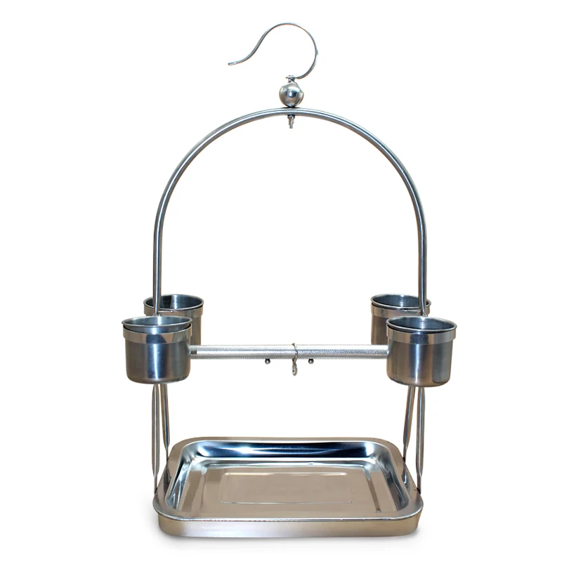 Stainless Steel Parrot Stand Holder / Bird Cage Shelf Rack Contains Bangle -portable Decorativas Hot Sale
Stainless Steel Parrot Stand Holder / Bird Cage Shelf Rack Contains Bangle -portable Decorativas Hot Sale