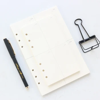 Domikee classic office school weekly planner filler inner papers for 6 rings binder spiral notebooks stationery A5 A6 45sheets
Domikee classic office school weekly planner filler inner papers for 6 rings binder spiral notebooks stationery A5 A6 45sheets