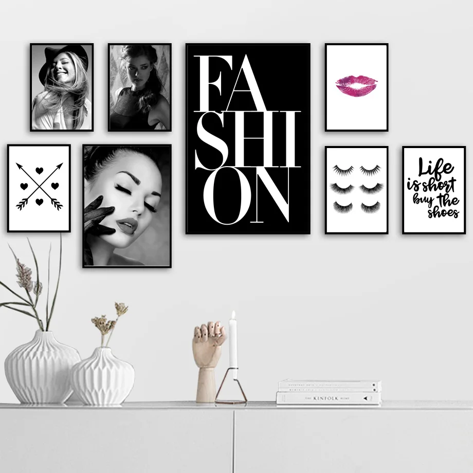 Modern Fashion Girl Eyelash Love Makeup Wall Art Canvas Painting Nordic Posters And Prints Wall Pictures For Living Room Decor
Modern Fashion Girl Eyelash Love Makeup Wall Art Canvas Painting Nordic Posters And Prints Wall Pictures For Living Room Decor
