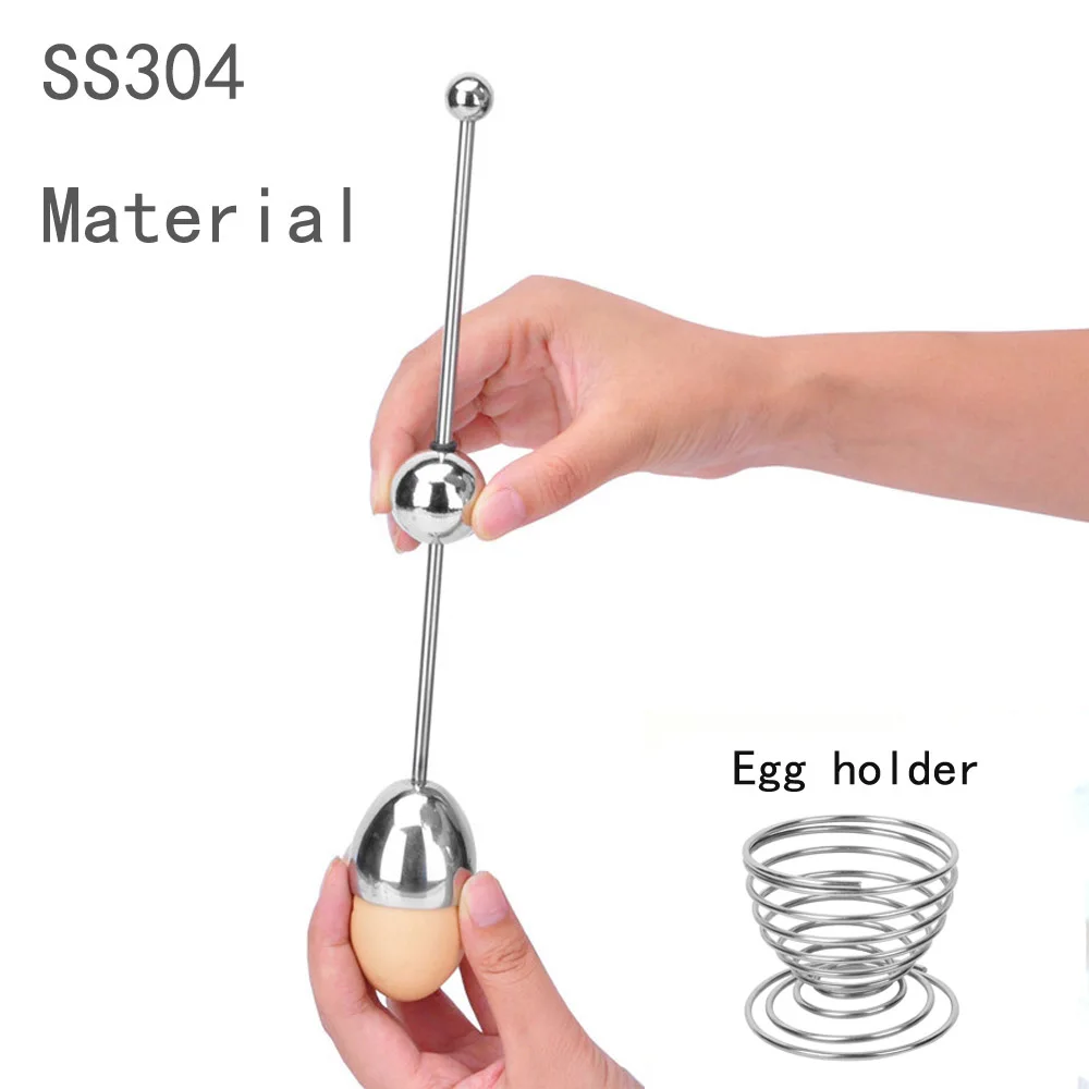 High Quality Stainless Steel 304 Raw Eggshell Topper Cutter Egg Opener and Egg Holder Set Egg Scissors Kitchen Tools
High Quality Stainless Steel 304 Raw Eggshell Topper Cutter Egg Opener and Egg Holder Set Egg Scissors Kitchen Tools
