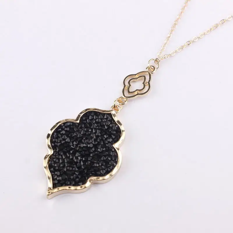 Fashion Pave Crystals Morocco Magnolia Flower Pendant Necklace for Women Custom Jewelry Small Business Manufacturer Wholesale
Fashion Pave Crystals Morocco Magnolia Flower Pendant Necklace for Women Custom Jewelry Small Business Manufacturer Wholesale
