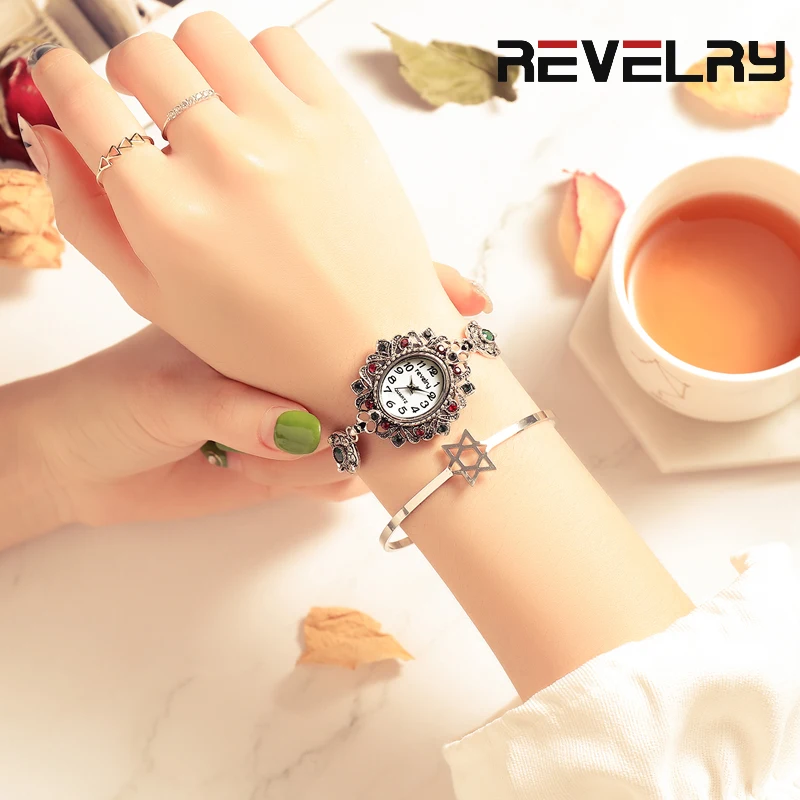 REVELRY Women's Casual very charming for all occasions Quartz Bracelet strap Band Watch Analog Wrist Watch Women Clock reloj
REVELRY Women's Casual very charming for all occasions Quartz Bracelet strap Band Watch Analog Wrist Watch Women Clock reloj