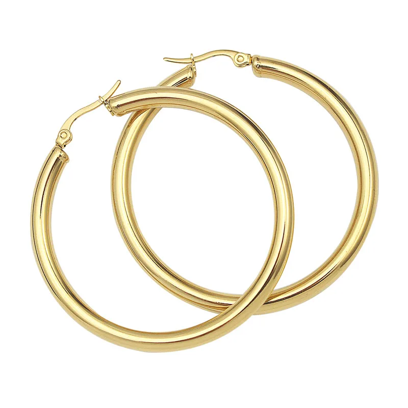 5size Stainless Steel Hoop Earring Women Fashion Jewelry Gift Wholesale Trendy Yellow Gold Color Round Hoop Earrings
5size Stainless Steel Hoop Earring Women Fashion Jewelry Gift Wholesale Trendy Yellow Gold Color Round Hoop Earrings