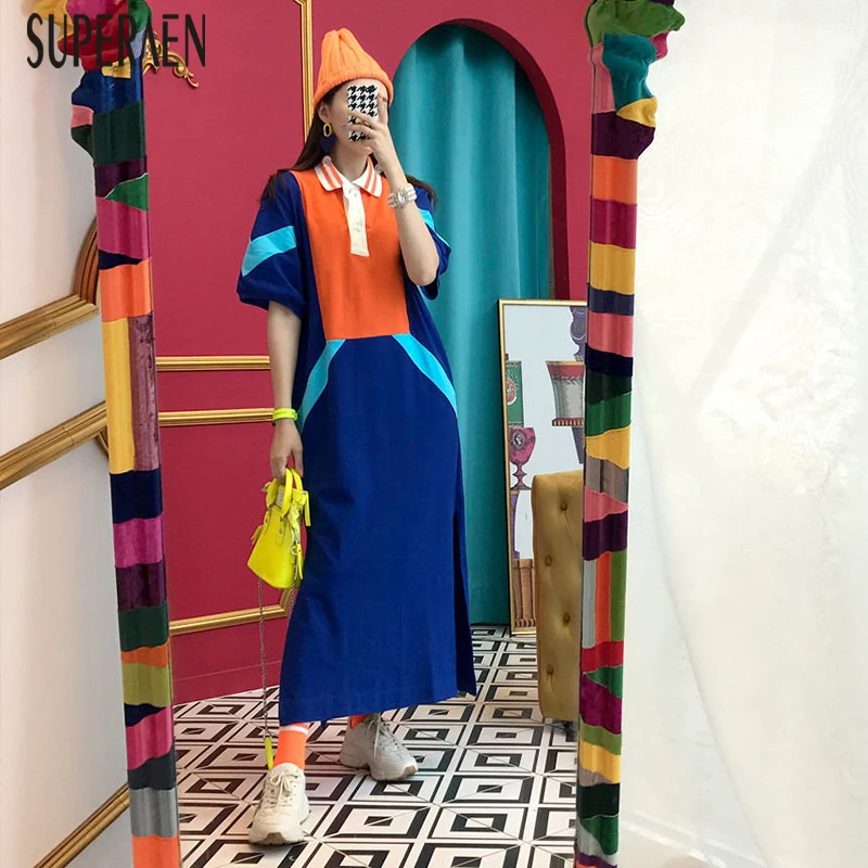 SuperAen Korean Style Women Dress Cotton Sweet Temperament Summer New Ladies Dress 2019 Short-sleeved Fashion Women Clothing
SuperAen Korean Style Women Dress Cotton Sweet Temperament Summer New Ladies Dress 2019 Short-sleeved Fashion Women Clothing