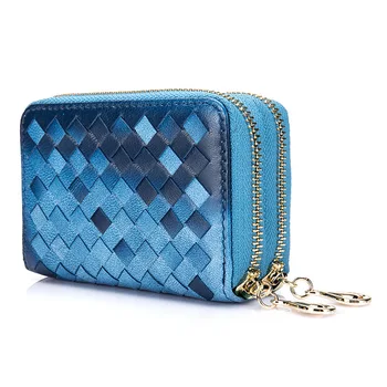 Genuine Leather Hand Knitting Card Holder Wallet Women Men Weave Sheepskin Credit Card Driving License Bag Coin Purse Pouch Case
Genuine Leather Hand Knitting Card Holder Wallet Women Men Weave Sheepskin Credit Card Driving License Bag Coin Purse Pouch Case