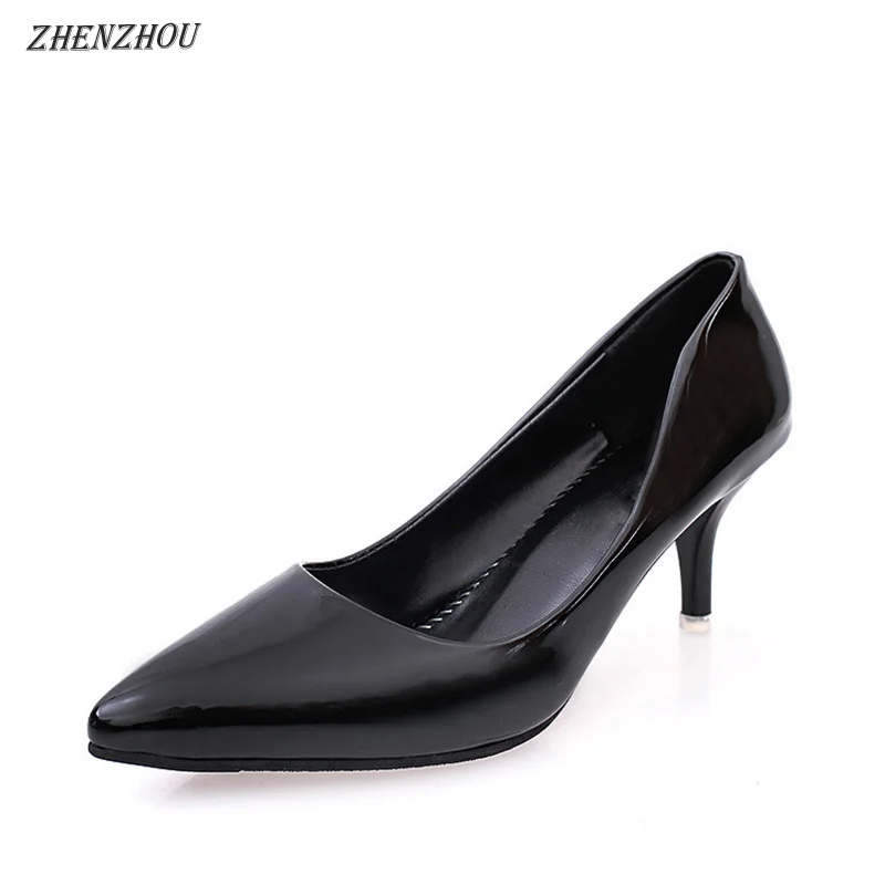ZHENZHOU 6CM Pumps Women's shoes 2019 the pointed head of a single shoe girl 6cm fine heels new fashion trend leaders
ZHENZHOU 6CM Pumps Women's shoes 2019 the pointed head of a single shoe girl 6cm fine heels new fashion trend leaders