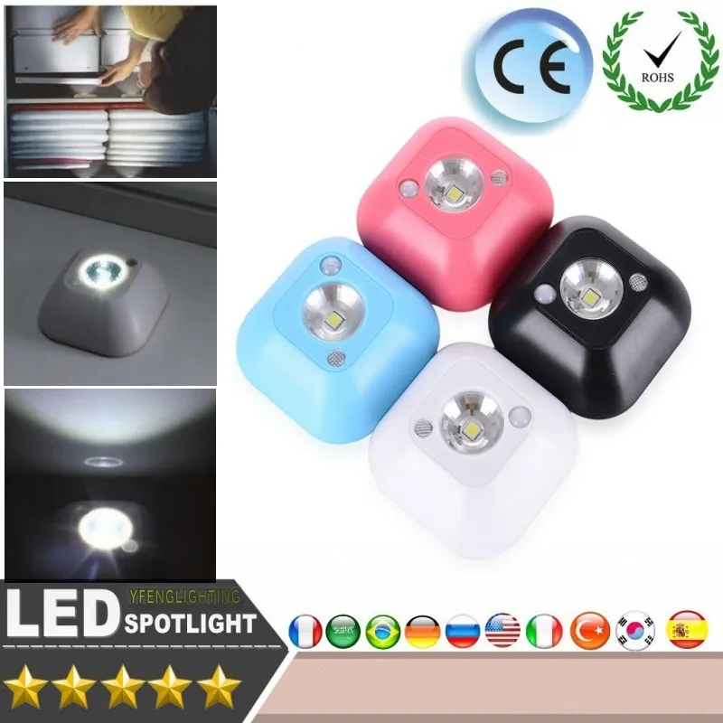 LED Mini Wireless Infrared Motion Sensor Night Light Wall Emergency Wardrobe Cabinet Night Lamp atmosphere light
LED Mini Wireless Infrared Motion Sensor Night Light Wall Emergency Wardrobe Cabinet Night Lamp atmosphere light