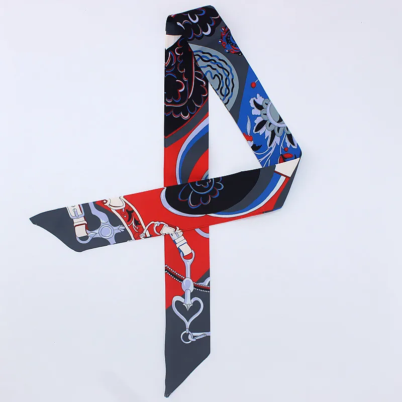 New Design Print Twill Silk Scarf Women Luxury Brand Handle Bag Ribbons Summer Vintage Head Scarf Bohemia Small Long Scarves
New Design Print Twill Silk Scarf Women Luxury Brand Handle Bag Ribbons Summer Vintage Head Scarf Bohemia Small Long Scarves