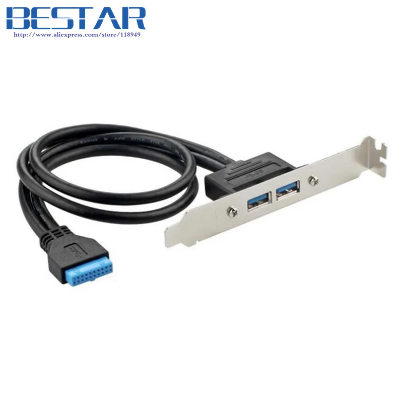 50 см двойной порт USB 3,0 материнская плата 20pin адаптер кабель ж/задний кронштейн pci панель, 20-pins к 2 X USB A женский
50 см двойной порт USB 3,0 материнская плата 20pin адаптер кабель ж/задний кронштейн pci панель, 20-pins к 2 X USB A женский