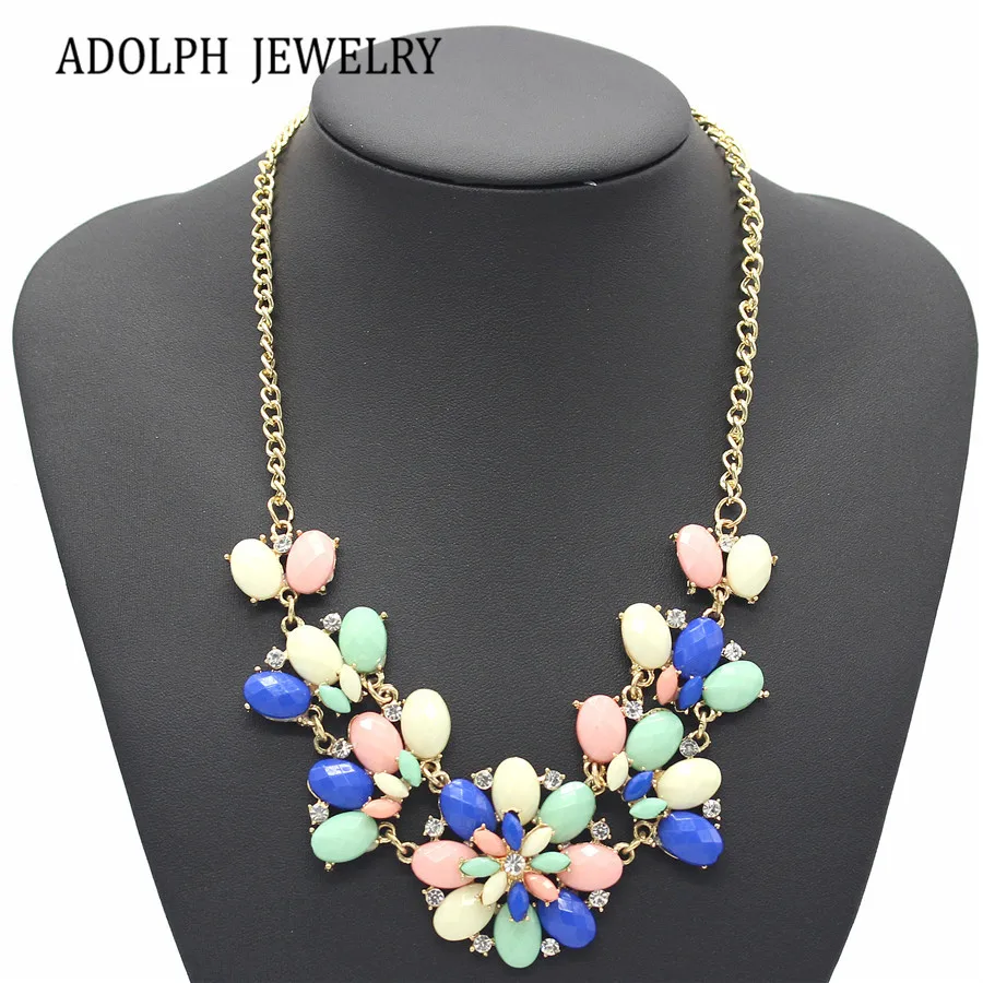 ADOLPH Jewelry 2014 New 6 Colors Fashion jewelry Zinc Alloy Rhinestone Flower Pendant Necklace Woman Cute Christmas Gift SF110
ADOLPH Jewelry 2014 New 6 Colors Fashion jewelry Zinc Alloy Rhinestone Flower Pendant Necklace Woman Cute Christmas Gift SF110