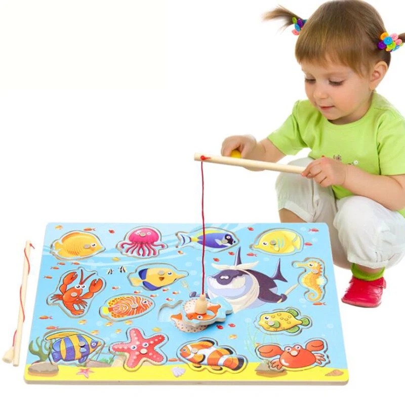 New children's magnetic fishing toys wooden double pole fishing puzzle puzzle play house fishing toys
New children's magnetic fishing toys wooden double pole fishing puzzle puzzle play house fishing toys