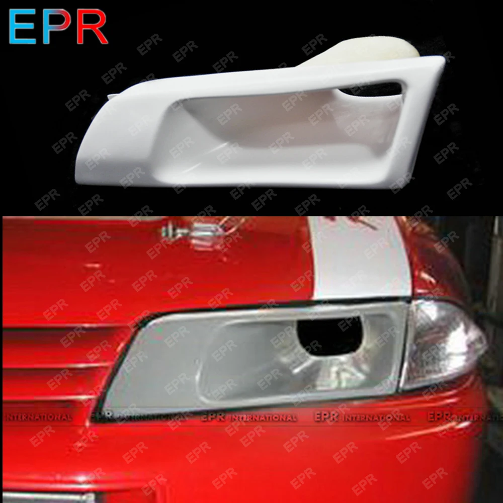 

For Nissan Skyline R32 Skyline GTR GTS Ven Style FRP Fiber Unpainted Headlight Replacement Car accessories Bodykit(LHS)