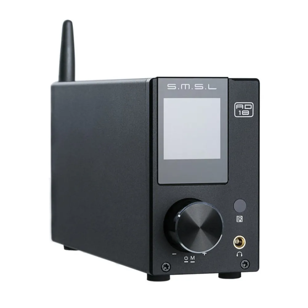 SMSL AD18 80W*2 CSR A64215 DSP HIFI Bluetooth Pure Digital Audio Amplifier Optical/Coaxial USB DAC Decoder With Remote Control
SMSL AD18 80W*2 CSR A64215 DSP HIFI Bluetooth Pure Digital Audio Amplifier Optical/Coaxial USB DAC Decoder With Remote Control