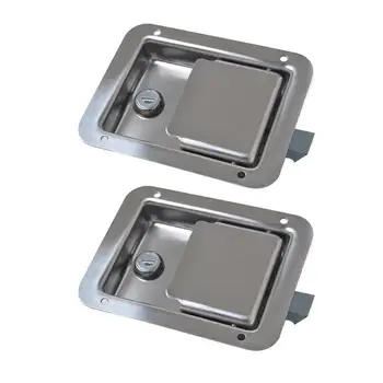 Stainless Steel Paddle Latch with Keys for Caravan Trailer Truck Tool Box Door Lock Car Accessories Auto Replacement Accessories
Stainless Steel Paddle Latch with Keys for Caravan Trailer Truck Tool Box Door Lock Car Accessories Auto Replacement Accessories