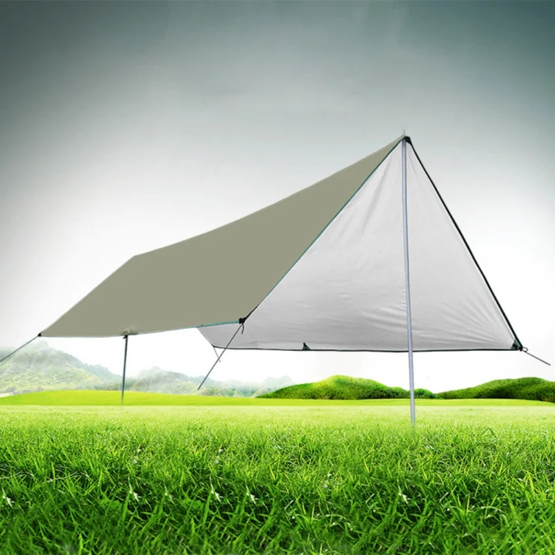 Ultralight Tarp Outdoor Camping Survival Sun Shelter Shade Awning Silver Coating Pergola Waterproof Beach Tent New
Ultralight Tarp Outdoor Camping Survival Sun Shelter Shade Awning Silver Coating Pergola Waterproof Beach Tent New