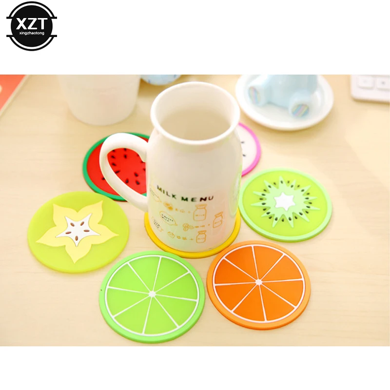 7PCS Novelty Cute Coaster Fruit Shape Silicone Cup Pad Slip Insulation Pad Cup Mat Hot Drink Holder Desk Set Accessories
7PCS Novelty Cute Coaster Fruit Shape Silicone Cup Pad Slip Insulation Pad Cup Mat Hot Drink Holder Desk Set Accessories