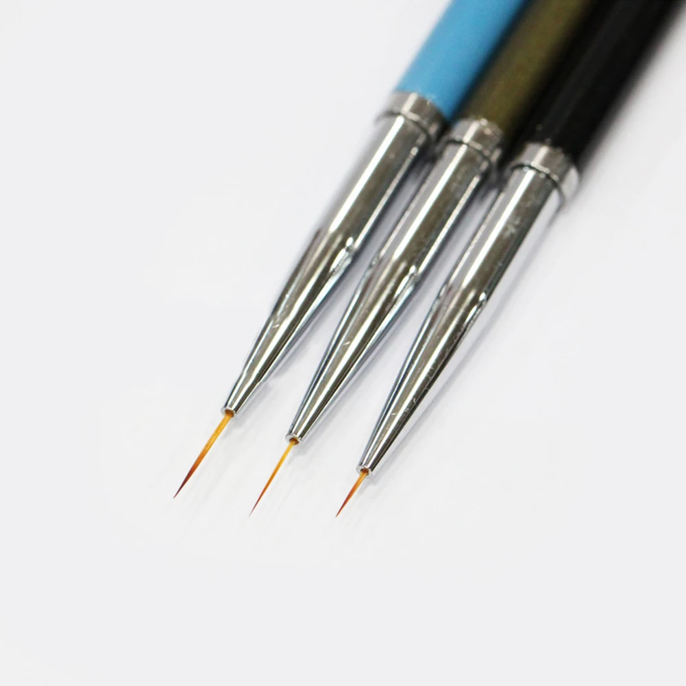 3pcs Details Painting Art Nail Brush Set Easy Clean Lightweight Professional DIY Colored Drawing Metal Rod Soft Fiber Line Home
3pcs Details Painting Art Nail Brush Set Easy Clean Lightweight Professional DIY Colored Drawing Metal Rod Soft Fiber Line Home