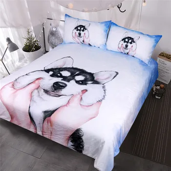 Cartoon Husky Dog Pattern Duvet Cover Bed Linen for Boy Girl Adult Child Bedclothes 3pcs Bedding Sets/ /Bed Sheet/ Pillowcase E
Cartoon Husky Dog Pattern Duvet Cover Bed Linen for Boy Girl Adult Child Bedclothes 3pcs Bedding Sets/ /Bed Sheet/ Pillowcase E
