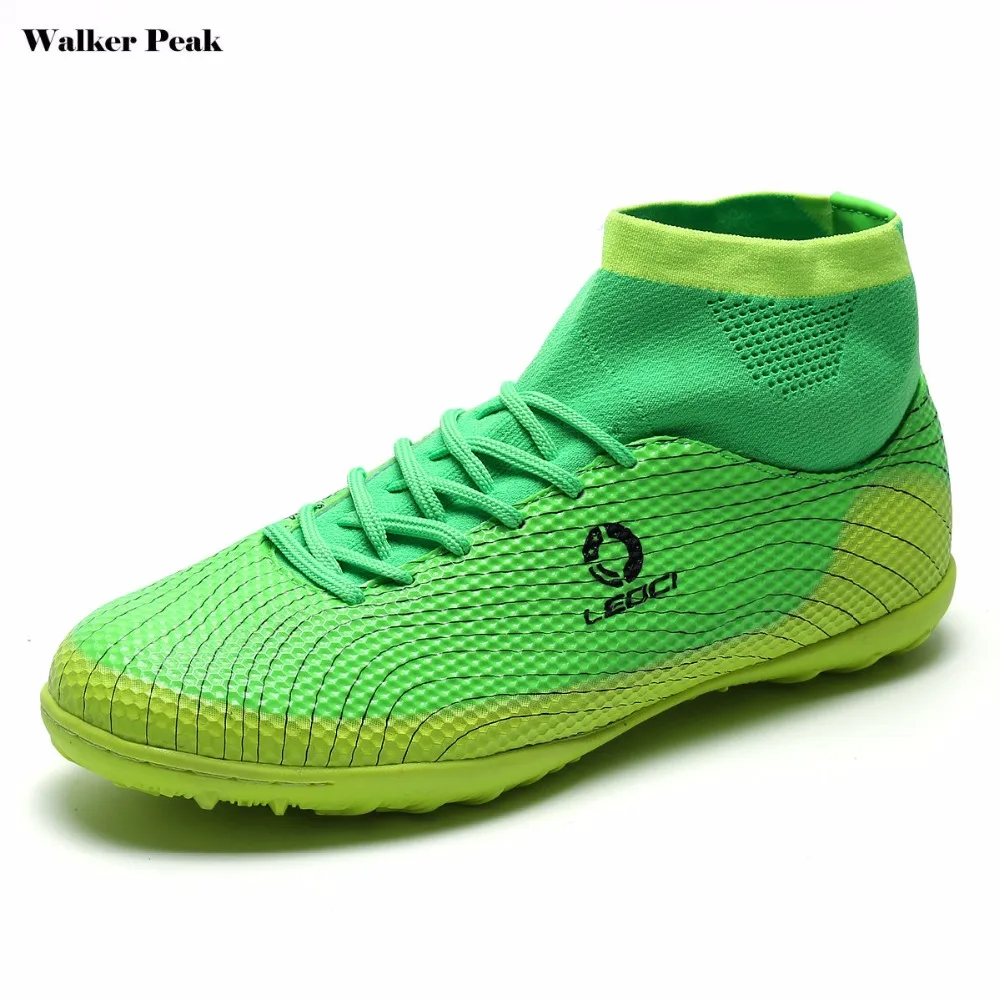 Image High Ankle Football Boots Kids Botines Botas Futbol 2017 Youth Superfly Soccer Sports Shoes Outdoor Training Sneakers Hot Sale