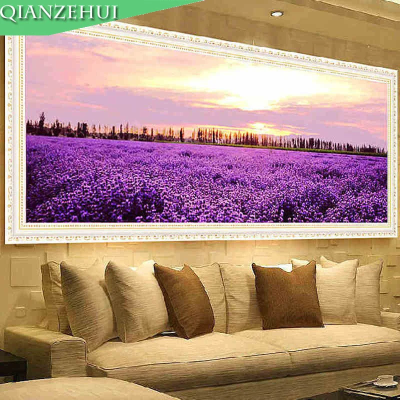 QIANZEHUI,Needlework,DIY purple Aegean Sea Cross stitch ,lavender paintings Continental cross-stitch ,Wall Home Decro
QIANZEHUI,Needlework,DIY purple Aegean Sea Cross stitch ,lavender paintings Continental cross-stitch ,Wall Home Decro