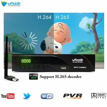 Vmade DVB-T2 + WIFI HD 1080P Digital Terrestrial TV Receiver DVB-T MPEG-2/4 H.265 Support Dolby AC3 Built-RJ45 TV Set Top Box
Vmade DVB-T2 + WIFI HD 1080P Digital Terrestrial TV Receiver DVB-T MPEG-2/4 H.265 Support Dolby AC3 Built-RJ45 TV Set Top Box