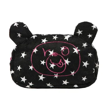 Kawaii Cute Black Bear Little Star Plush Cosmetic Bag for Make Up Women Small Storage Bag Makeup Pouch Case
Kawaii Cute Black Bear Little Star Plush Cosmetic Bag for Make Up Women Small Storage Bag Makeup Pouch Case
