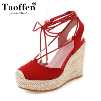 TAOFFEN Women 4 Colors Gladiator Cross Strap Hot Sale Fashion Party Sandals Platform Super High Heel Shoes Women Size 34-39
TAOFFEN Women 4 Colors Gladiator Cross Strap Hot Sale Fashion Party Sandals Platform Super High Heel Shoes Women Size 34-39