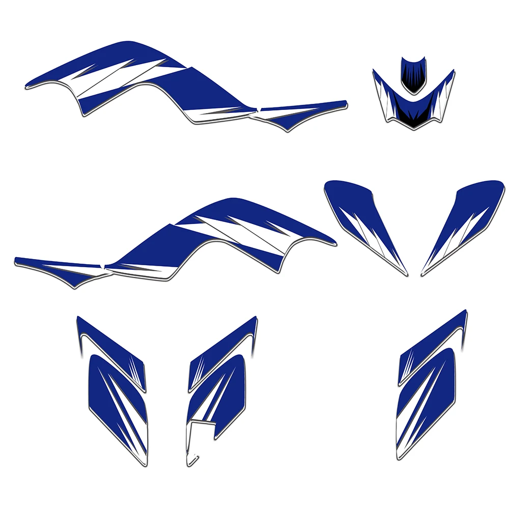 Kit Deco Quad for//Atv Decal Kit for Yamaha Raptor Raptor 125 Blue