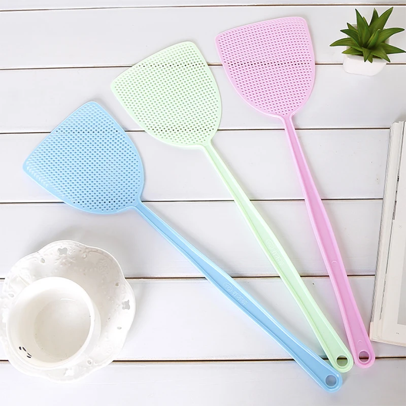 2019 Fly Swatter Plastic Flexible Efficient Light Weighted Mosquito Swatter Long Handled Swatter Household Tools Accessories
2019 Fly Swatter Plastic Flexible Efficient Light Weighted Mosquito Swatter Long Handled Swatter Household Tools Accessories