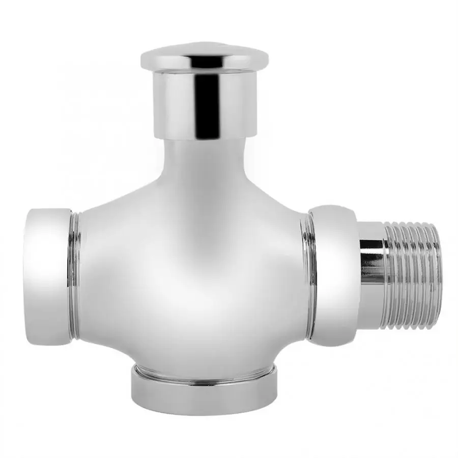 V/álvula de Descarga de Aleaci/ón de Zinc Durable Herramienta de Descarga de Presi/ón de Ba/ño Mano Higi/énico V/álvula de Descarga de Urinario