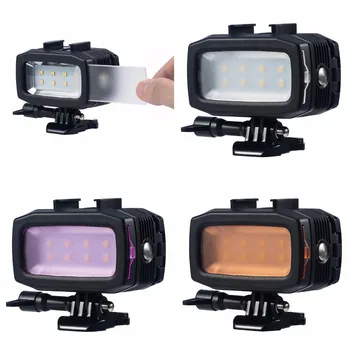 6W 30m Underwater Diving LED Fill Light For Gopro Hero 6 5 4/ SJCAM SJ4000/Xiaomi Yi Camera 2/1 Action Cam Camera Accessories
6W 30m Underwater Diving LED Fill Light For Gopro Hero 6 5 4/ SJCAM SJ4000/Xiaomi Yi Camera 2/1 Action Cam Camera Accessories