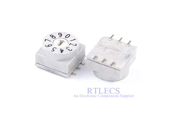 5pcs 10 Pin Rotary Dip Switch BCD 10 Position Surface Mount for Tool Actuator 150 mA 42 VDC SMT Reflow Solder Cross RDTAR10S1R
5pcs 10 Pin Rotary Dip Switch BCD 10 Position Surface Mount for Tool Actuator 150 mA 42 VDC SMT Reflow Solder Cross RDTAR10S1R