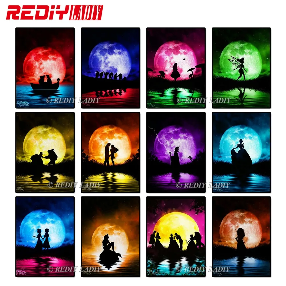 REDIY LADIY 5D Diamond Painting Cross Stitch Moon Princess Full Square Diamond Embroidery Mosaic Patterns Rhinestones Needlework
REDIY LADIY 5D Diamond Painting Cross Stitch Moon Princess Full Square Diamond Embroidery Mosaic Patterns Rhinestones Needlework