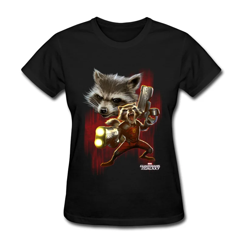 Twisted Rocket Raccoon 100% Cotton Fabric Trends Basic T Shirt Printed Womens T-shirts Casual Summer/Autumn Tops Tees O-Neck
Twisted Rocket Raccoon 100% Cotton Fabric Trends Basic T Shirt Printed Womens T-shirts Casual Summer/Autumn Tops Tees O-Neck