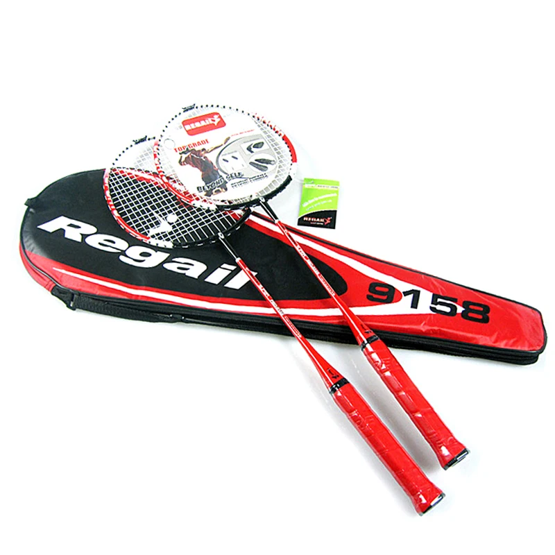 1 Pair Regail 9158 Light Weight Durable Fast Speed Badminton Racket Battledore Racquets + 1 badminton bag
1 Pair Regail 9158 Light Weight Durable Fast Speed Badminton Racket Battledore Racquets + 1 badminton bag