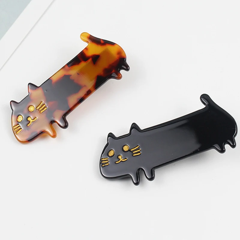Acetate Cat Hairgrips For Girls Cat Hair Clips Hair Accessories Women French Hair Barrettes Kitty Hair pins Decoration Headwear
Acetate Cat Hairgrips For Girls Cat Hair Clips Hair Accessories Women French Hair Barrettes Kitty Hair pins Decoration Headwear
