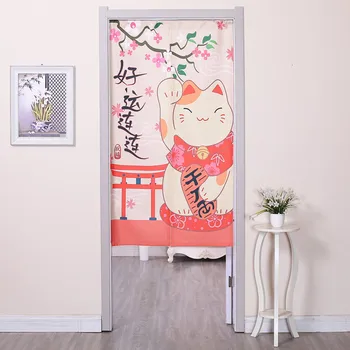 Japanese-style Cotton Linen Door Curtains Cute Lucky Cat Door Curtains Feng Shui Curtain Bedroom Kitchen Curtain Home Decoration 
Japanese-style Cotton Linen Door Curtains Cute Lucky Cat Door Curtains Feng Shui Curtain Bedroom Kitchen Curtain Home Decoration