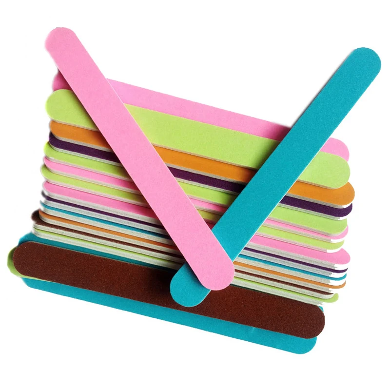 20pcs Professional Nail Files/Sandpaper Buffers Slim Crescent Grit 180/180 Double Side Fluorescent Color Nail Art Care Tools
20pcs Professional Nail Files/Sandpaper Buffers Slim Crescent Grit 180/180 Double Side Fluorescent Color Nail Art Care Tools