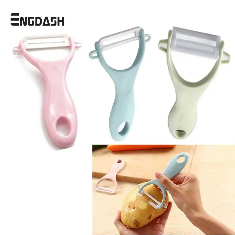 ENGDASH 1pc Plastic Ceramics Fruit Peeler Parer Cutter Kitchen Tool Multi-purpose Vegetable Peeler Home Kitchen Accessories
ENGDASH 1pc Plastic Ceramics Fruit Peeler Parer Cutter Kitchen Tool Multi-purpose Vegetable Peeler Home Kitchen Accessories