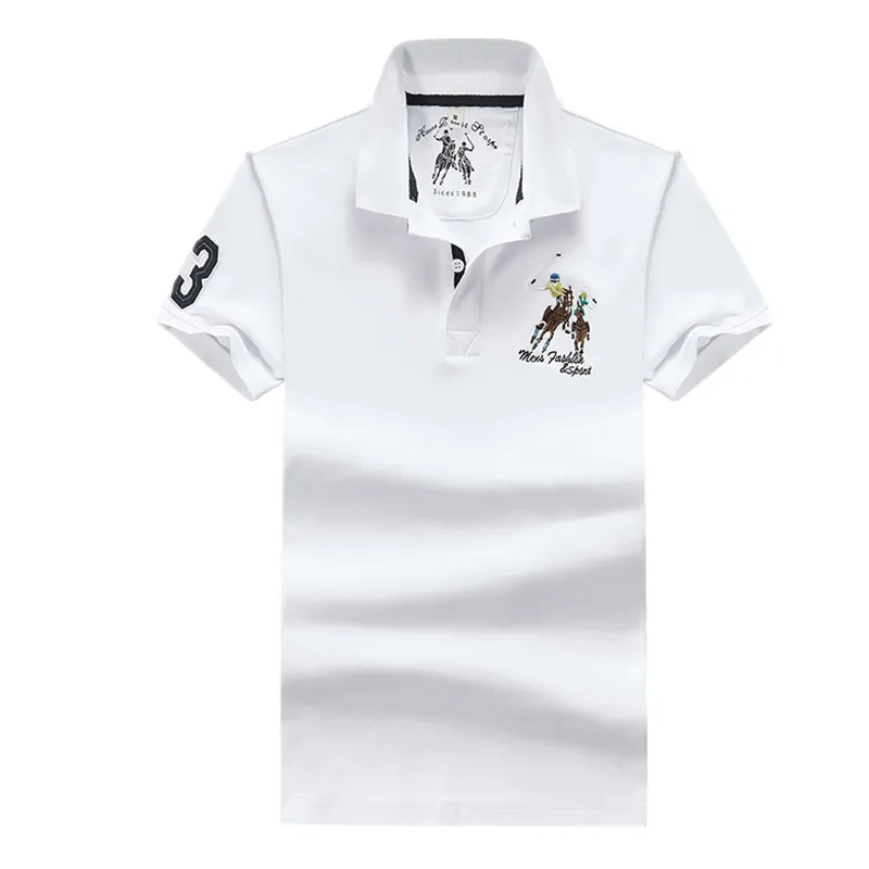 Hot Sale 2019 Tops&Tees Men's Polo shirts Business men brands Polo Shirts 3D embroidery polo shirt men Fashion polo homme
Hot Sale 2019 Tops&Tees Men's Polo shirts Business men brands Polo Shirts 3D embroidery polo shirt men Fashion polo homme