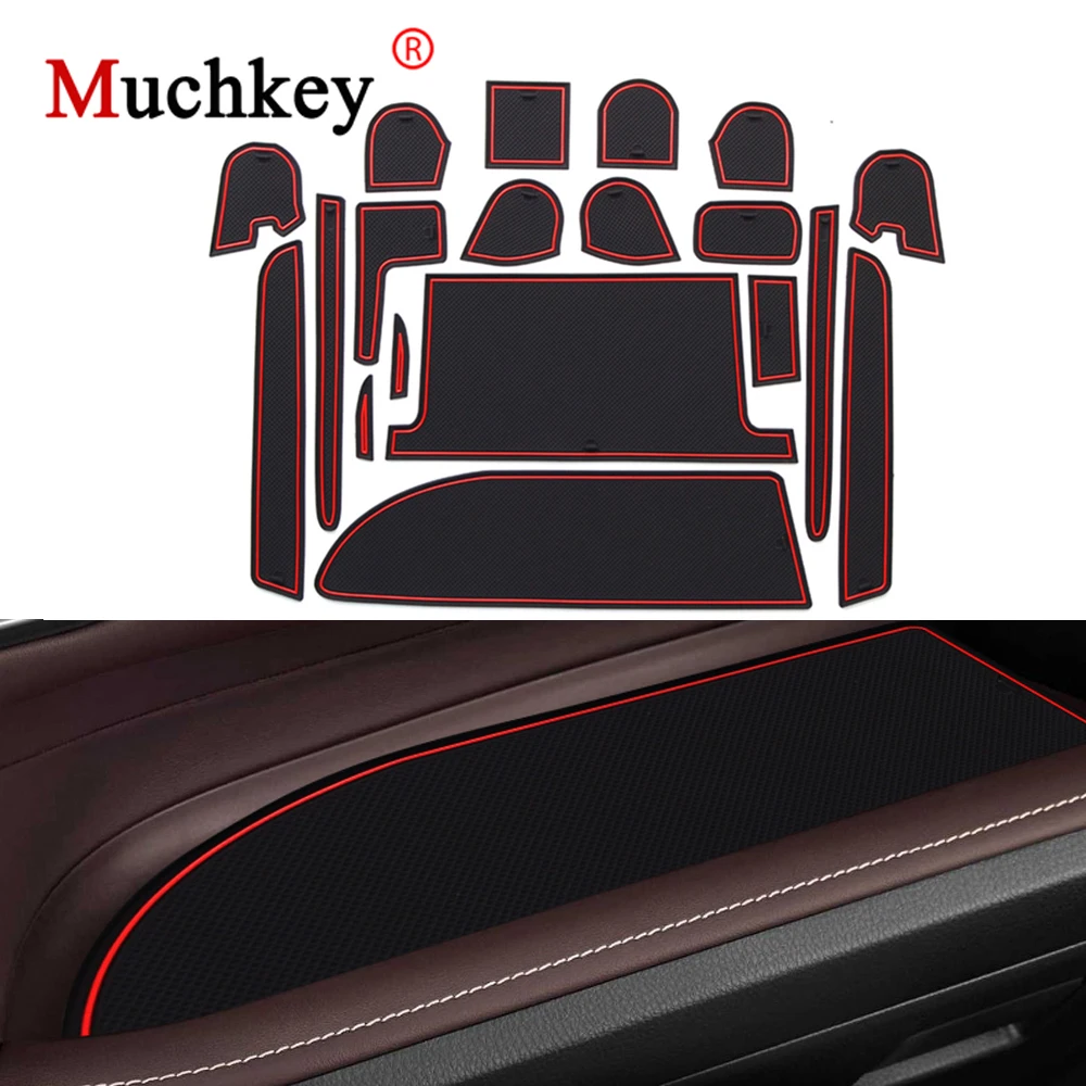 Muchkey Gate Slot Pad For TOYOTA VOXY NOAH 80 A Series Of 2015-2017 Interior Car Door Mat Non-slip 19pcs Red/White Car-Styling
Muchkey Gate Slot Pad For TOYOTA VOXY NOAH 80 A Series Of 2015-2017 Interior Car Door Mat Non-slip 19pcs Red/White Car-Styling