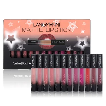 12pcs Lip Tint Matte Lip gloss Kit Liquid Lipstick Waterproof Maquiagem Lip Gloss Cosmetic Beauty Make up
12pcs Lip Tint Matte Lip gloss Kit Liquid Lipstick Waterproof Maquiagem Lip Gloss Cosmetic Beauty Make up